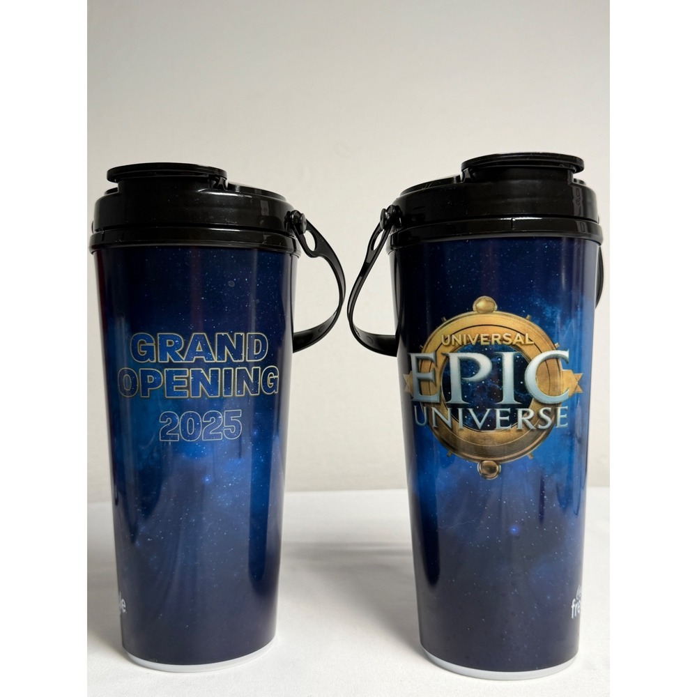 EPIC UNIVERSE Universal Studios Freestyle Cup Unisex OS Blue Excellent